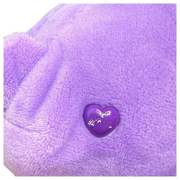 Winking Care Bears Share Bear Plush 10” Purple Lollipops Stuffed Animal Toy - Picture 4 of 8